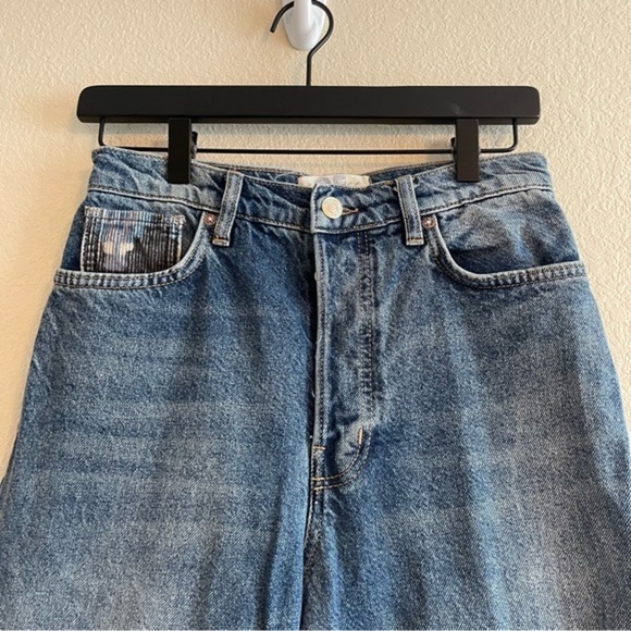 Free People We the Free Free People Rocky Mountain Straight Leg Puddle Jeans - Picture 4 of 13